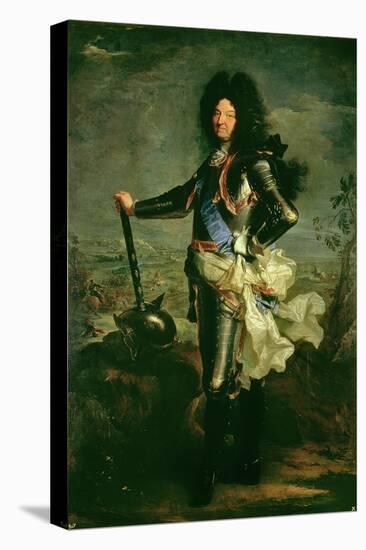 Portrait of Louis XIV (1638-1715)-Hyacinthe Rigaud-Premier Image Canvas