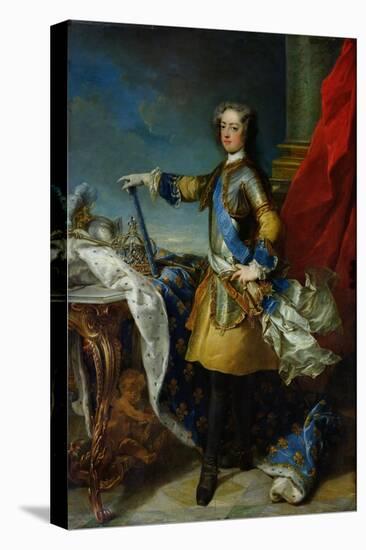 Portrait of Louis XV-Jean-Baptiste van Loo-Premier Image Canvas