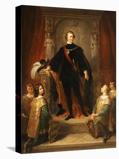 Portrait of Ludwig I, King of Bavaria-Frederich August Kaulbach-Premier Image Canvas