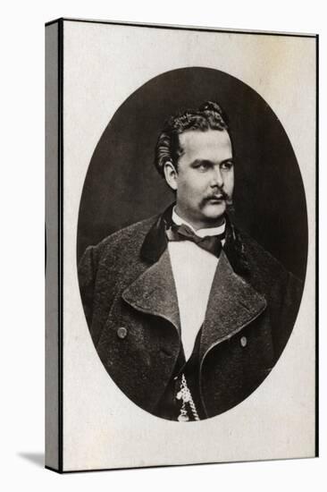 Portrait of Ludwig II of Bavaria (1845-1886), King of Bavaria-French Photographer-Premier Image Canvas