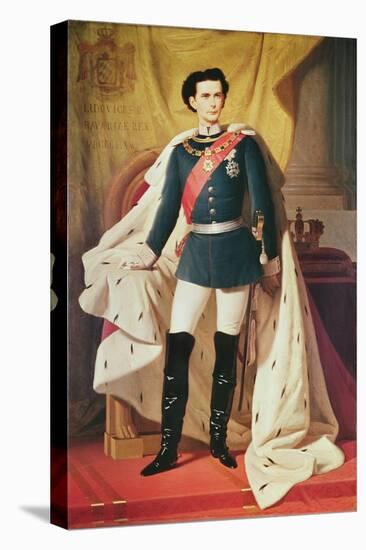 Portrait of Ludwig II-null-Premier Image Canvas