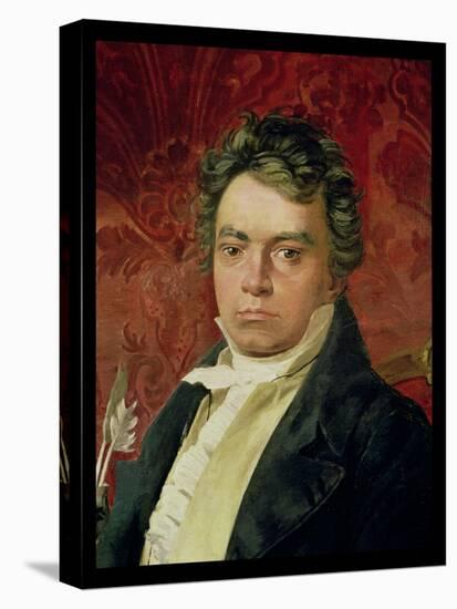 Portrait of Ludwig Van Beethoven (1770-1827)-null-Premier Image Canvas