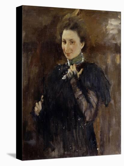 Portrait of Mara Oliv (1870-196), 1895-Valentin Alexandrovich Serov-Premier Image Canvas