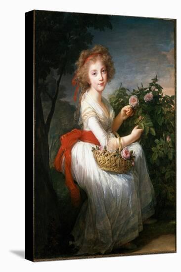 Portrait of Maria Cristina of Naples and Sicily, C.1790 (Oil on Canvas)-Elisabeth Louise Vigee-LeBrun-Premier Image Canvas