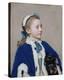 Portrait of Maria Frederike van Reede-Athlone at Seven Years of Age-Jean-Etienne Liotard-Stretched Canvas