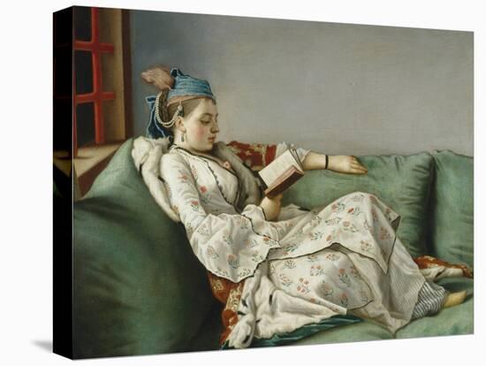 Portrait of Marie Adelaide of France-Jean-Etienne Liotard-Premier Image Canvas