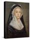 Portrait of Marie Antoinette in Prison-null-Premier Image Canvas