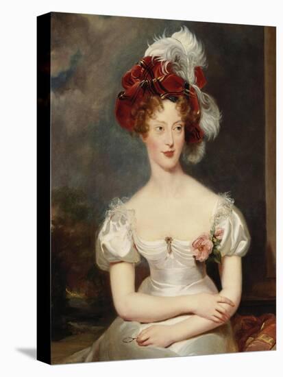 Portrait of Marie-Caroline, Duchesse de Berry, c.1825-Thomas Lawrence-Premier Image Canvas