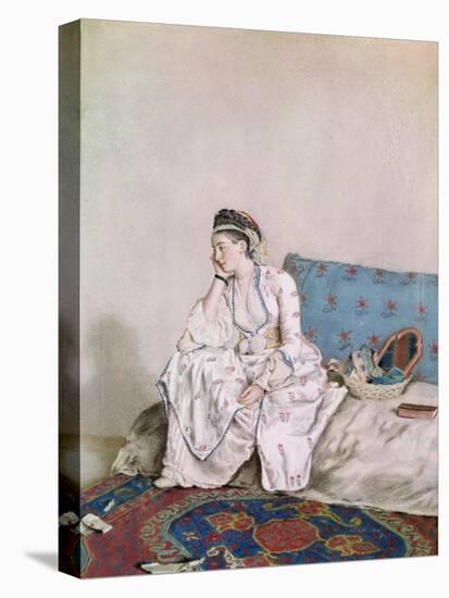 Portrait of Mary Gunning, Countess of Coventry, 1749-Jean-Etienne Liotard-Premier Image Canvas