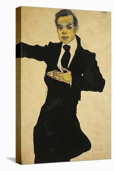 Portrait of Max Oppenheimer-Egon Schiele-Premier Image Canvas