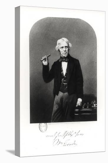 Portrait of Michael Faraday (1791-1867)-Henry Adlard-Premier Image Canvas