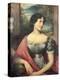 Portrait of Miss Jane Puxley, 1826-John Linnell-Premier Image Canvas