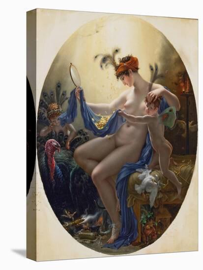 Portrait of Mlle, Lange as Danae, 1799-Anne-Louis Girodet de Roussy-Trioson-Premier Image Canvas