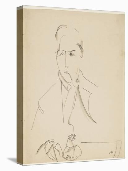 Portrait of Modigliani with Pipe-Jeanne Hébuterne-Premier Image Canvas