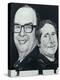 Portrait of Morecambe and Wise, illustration for 'The Listener', 1970s-Barry Fantoni-Premier Image Canvas