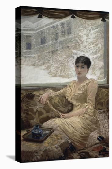 Portrait of Mrs. De Nittis, 1882-Giuseppe De Nittis-Premier Image Canvas