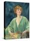 Portrait of Mrs Gribble-Augustus Edwin John-Premier Image Canvas