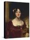 Portrait of Mrs. John Allnutt, Seated Half-Length in a Crimson Velvet Dress, Brown Shawl and Gold…-Thomas Lawrence-Premier Image Canvas
