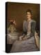 Portrait of Mrs. Joseph Chamberlain (1864-1957), 1891 (Oil on Canvas)-John Everett Millais-Premier Image Canvas