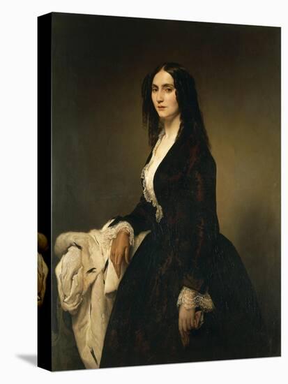 Portrait of Mrs Matilde Juva Branca-Francesco Hayez-Premier Image Canvas