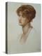 Portrait of Mrs. William J. Stillman, Nee Marie Spartali, Bust Length, 1869-Dante Gabriel Rossetti-Premier Image Canvas