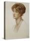 Portrait of Mrs. William J. Stillman, Nee Marie Spartali, Bust Length, 1869-Dante Gabriel Rossetti-Premier Image Canvas