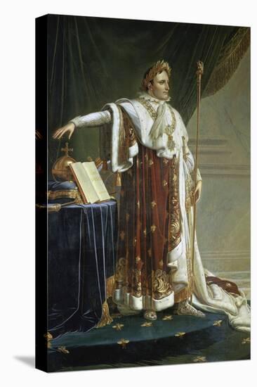 Portrait of Napoleon I in His Coronation Robes-Anne-Louis Girodet de Roussy-Trioson-Premier Image Canvas
