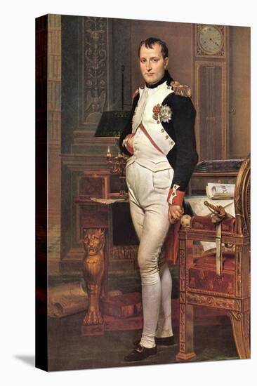 Portrait of Napoleon In His Work Room-Jacques-Louis David-Stretched Canvas
