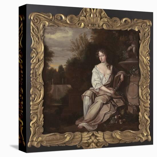 Portrait of Nell Gywn with Frame, 1670s-Sir Peter Lely-Premier Image Canvas