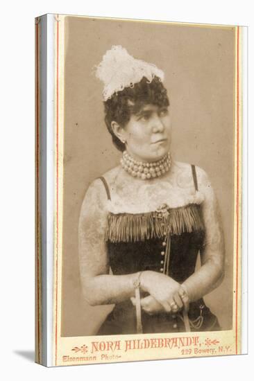 Portrait of Nora Hilderbrandt, C.1893-Charles Eisenmann-Premier Image Canvas