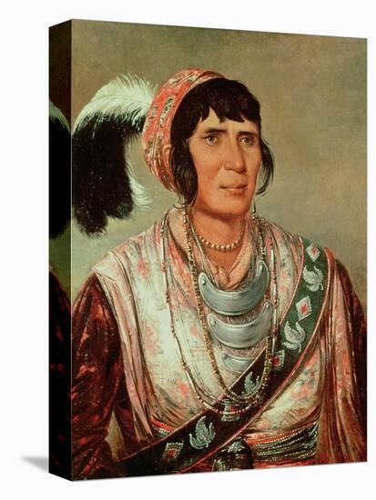 Portrait of Osceola (1804-38)-George Catlin-Premier Image Canvas