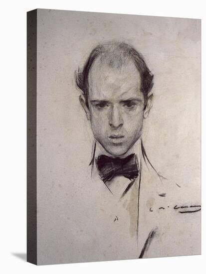 Portrait of Pau Casals-Ramon Casas i Carbo-Stretched Canvas