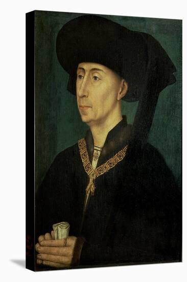 Portrait of Philip the Good (1396-1467) Duke of Burgundy-Rogier van der Weyden-Premier Image Canvas