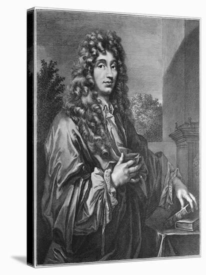 Portrait of Physicist Christiaan Huygens-null-Premier Image Canvas