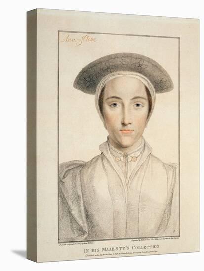 Portrait of Queen Anne of Cleves Published 1796-Hans Holbein the Younger-Premier Image Canvas