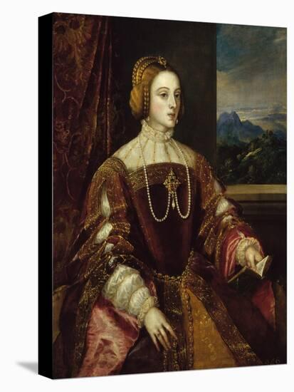 Portrait of Queen Isabel of Portugal-Titian (Tiziano Vecelli)-Premier Image Canvas