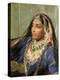 Portrait of Rani Jindan Singh, in an Indian Sari-George Richmond-Premier Image Canvas