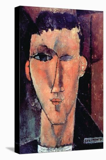 Portrait of Raymond-Amedeo Modigliani-Stretched Canvas