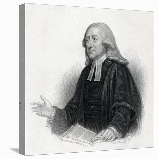 Portrait of Reverend John Wesley A. M., 19th Century-null-Premier Image Canvas