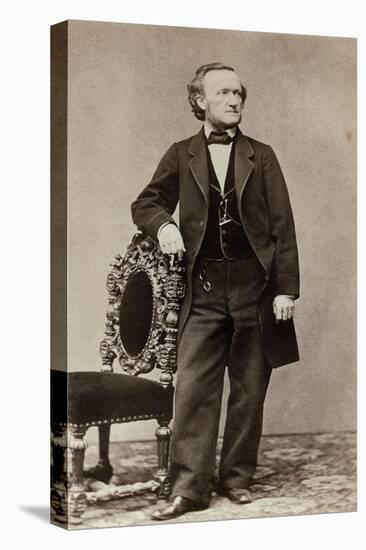 Portrait of Richard Wagner, c.1870-German School-Premier Image Canvas