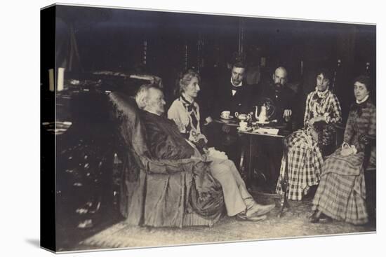 Portrait of Richard Wagner with Friends and Family-German photographer-Premier Image Canvas