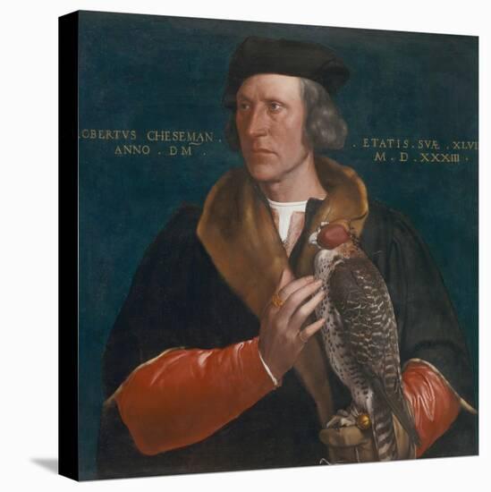 Portrait of Robert Cheseman Holding a Falcon, 1533-Hans Holbein the Younger-Premier Image Canvas