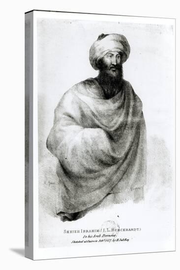 Portrait of Sheikh Ibrahim, or Johann Ludwig Burckhardt 1817-Henry Salt-Premier Image Canvas