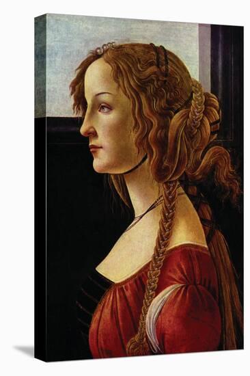 Portrait of Simonetta Vespucci-Sandro Botticelli-Stretched Canvas