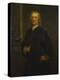 Portrait of Sir Isaac Newton, Aged 80, Three-Quarter Length, in a Grey Coat-Anthony Lee-Premier Image Canvas