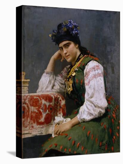 Portrait of Sofia Dragomirova-Lukomskaya, 1889-Ilya Yefimovich Repin-Premier Image Canvas