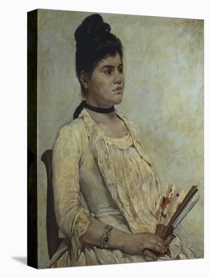 Portrait of Stepdaughter Giulia Marinelli, 1889-Giovanni Fattori-Premier Image Canvas