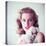 Portrait of Swedish Born Actress Anita Ekberg Holding Small Dog-Allan Grant-Premier Image Canvas