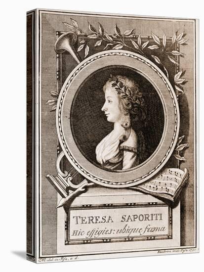 Portrait of Teresa Saporiti, 1791-Italian School-Premier Image Canvas