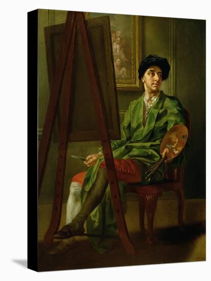 Portrait of the Artist at His Easel-Francis Hayman-Premier Image Canvas